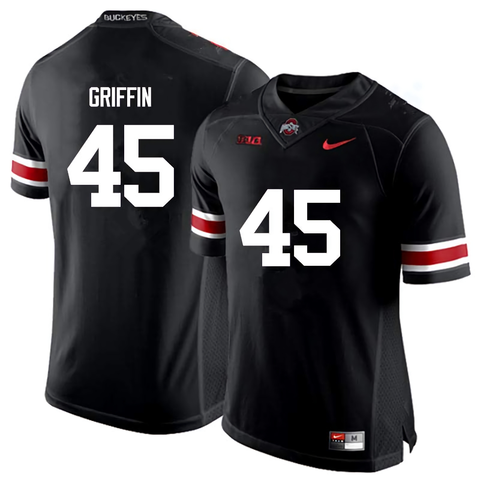Archie Griffin Ohio State Buckeyes Men's NCAA #45 Nike Black College Stitched Football Jersey FUZ6156NG